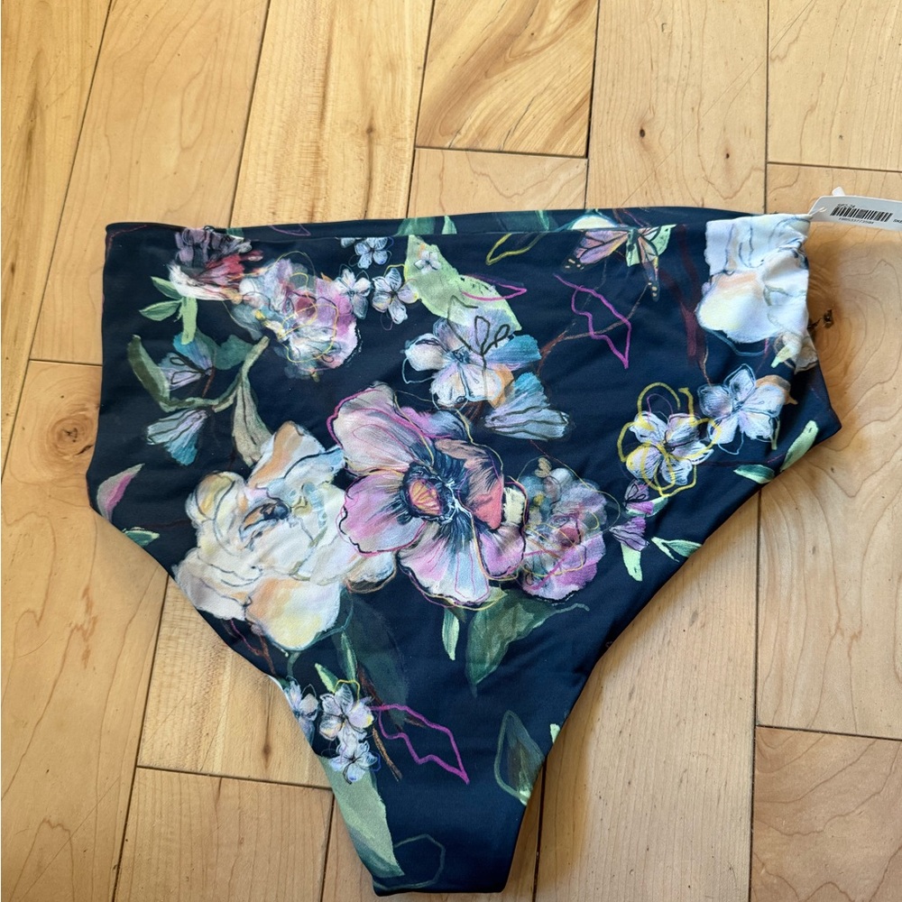 Soma Floral Print Panties - Black and Multicolor